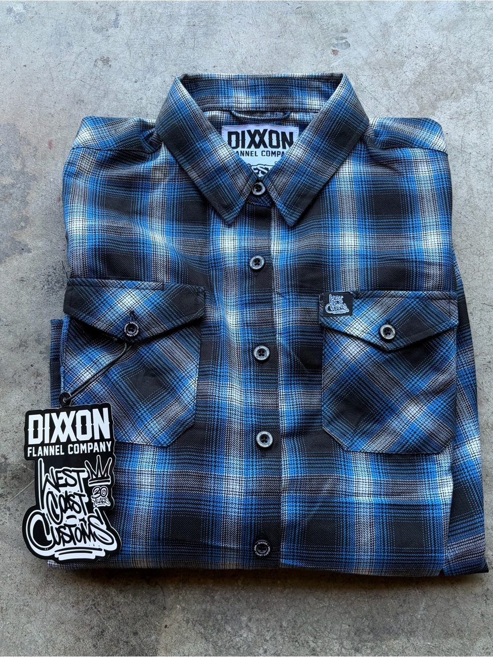Dixxon Flannel WEST COAST CUSTOMS FLANNEL. New With Tags NWT